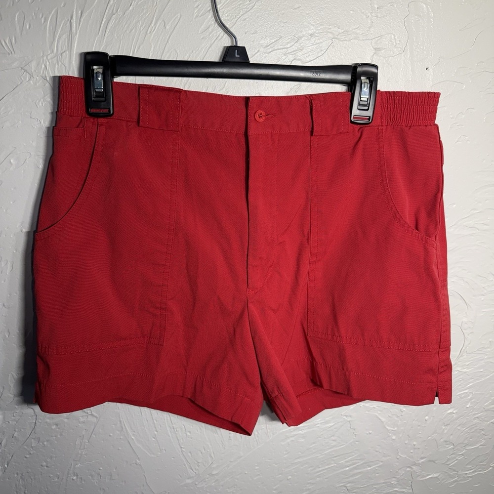 Lands' End Shorts WMNS Size 32 Retro Costal Chic, Polished Chino Utility Style
